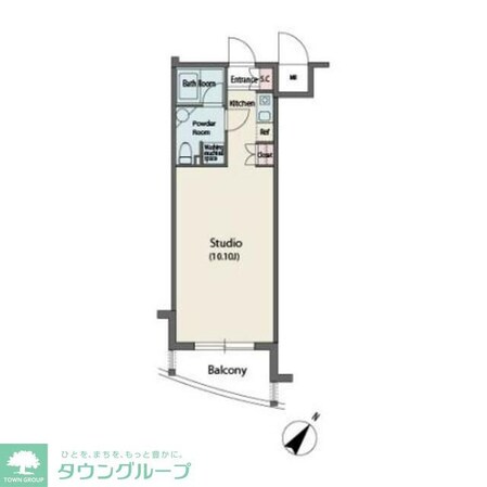 MFPR代々木タワーの物件間取画像